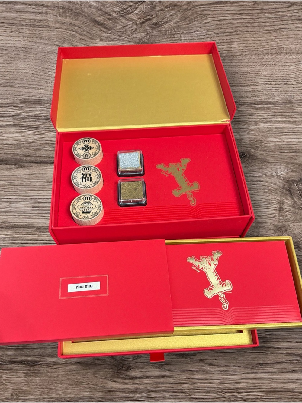 Miu Miu Disney Tigger Stamp Set